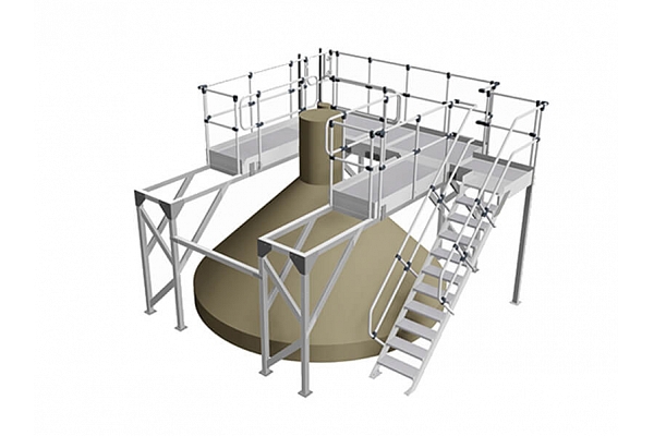 Kāpnes ar platformu